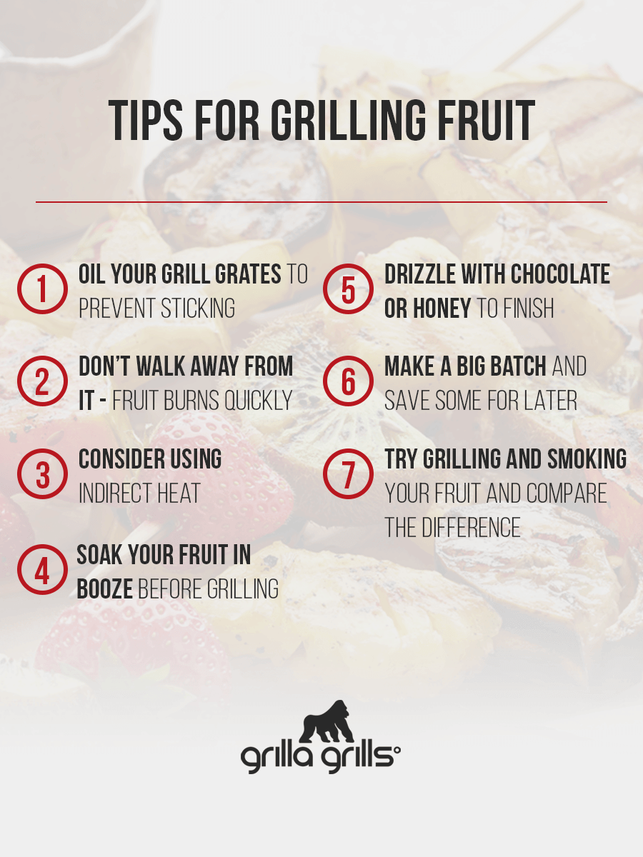 tips for grilling fruit