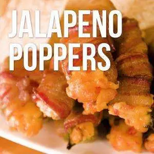 Bacon wrapped jalapeno poppers