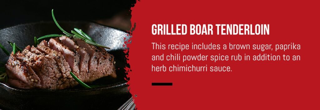 grilled wild boar recipe