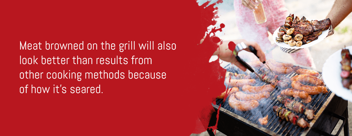 grill makes food look delicious