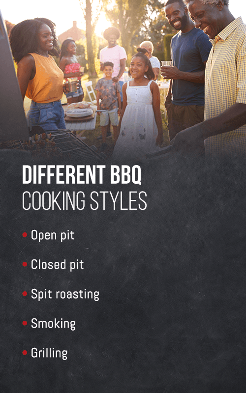 different bbq cooking styles
