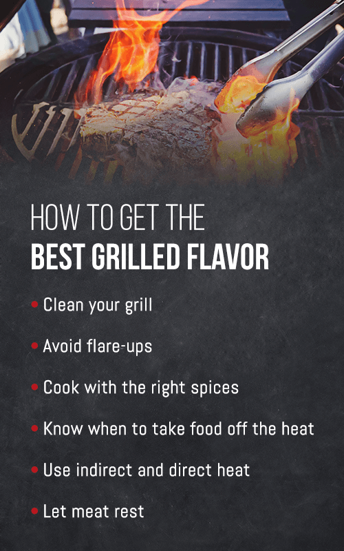 how to get the best grilled flavor