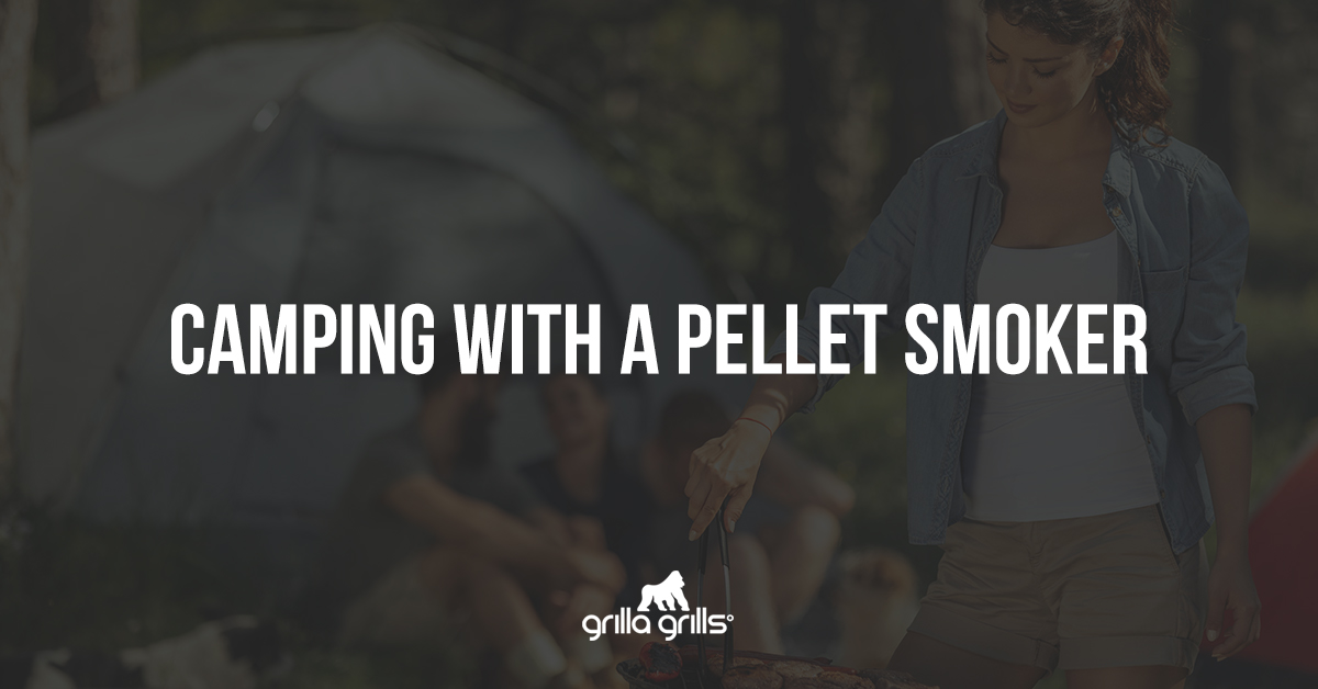 camping with a pellet smoker