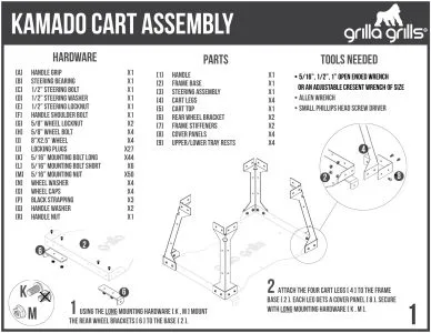 Kamado Cart Instructions COVER-1