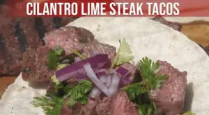Seared Cilantro Lime Steak Tacos