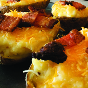 Grilla Grills Twice-Baked Potatoes