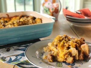 Sausage and Cheese Breakfast Casserole