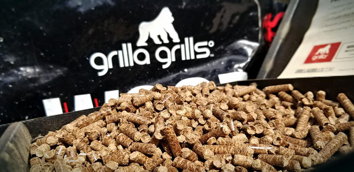 a mound of grilling pellets