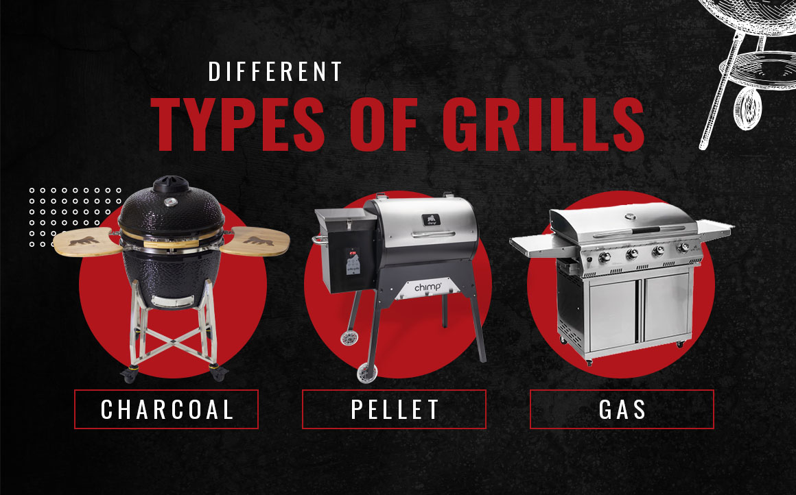different types of grills