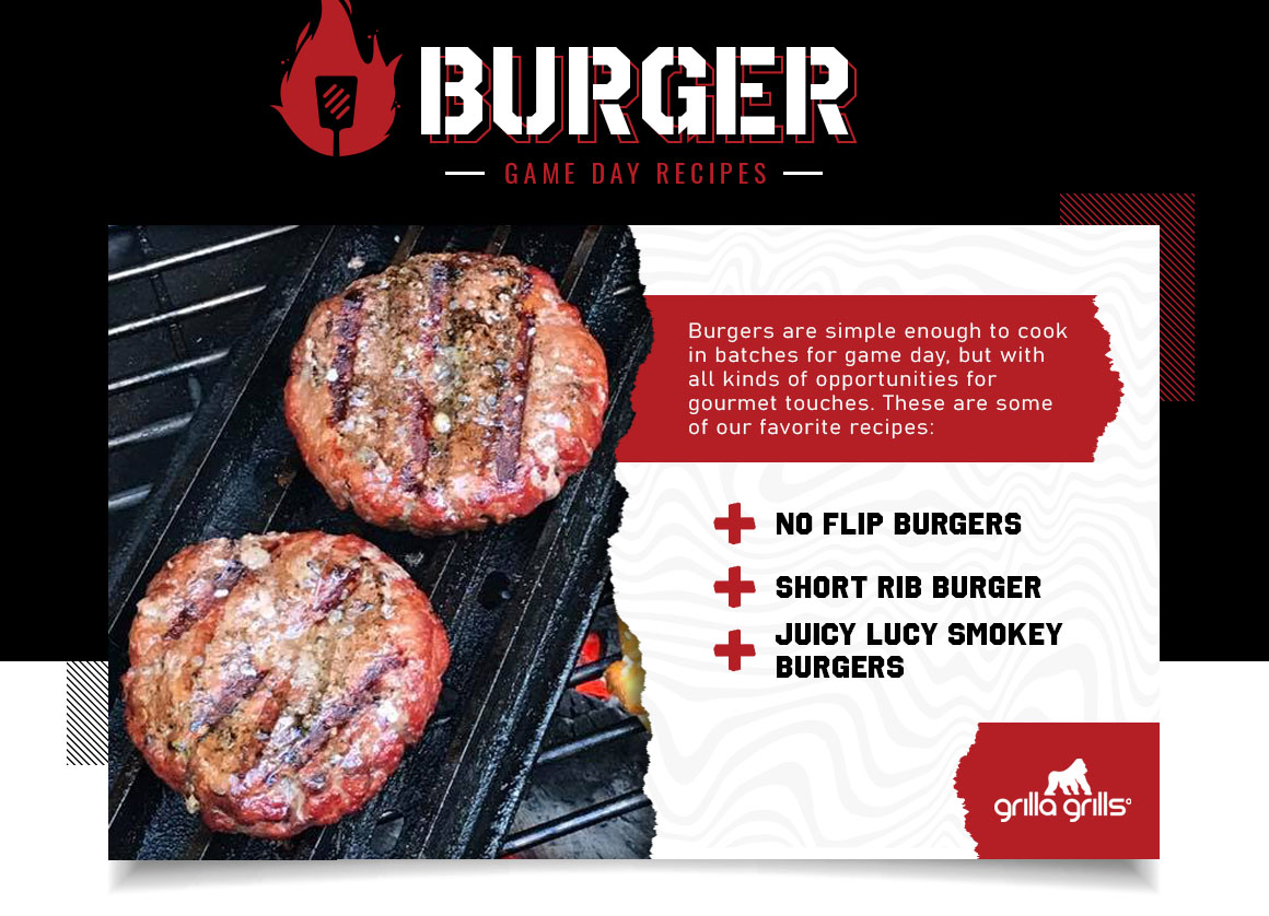 burger game day recipes