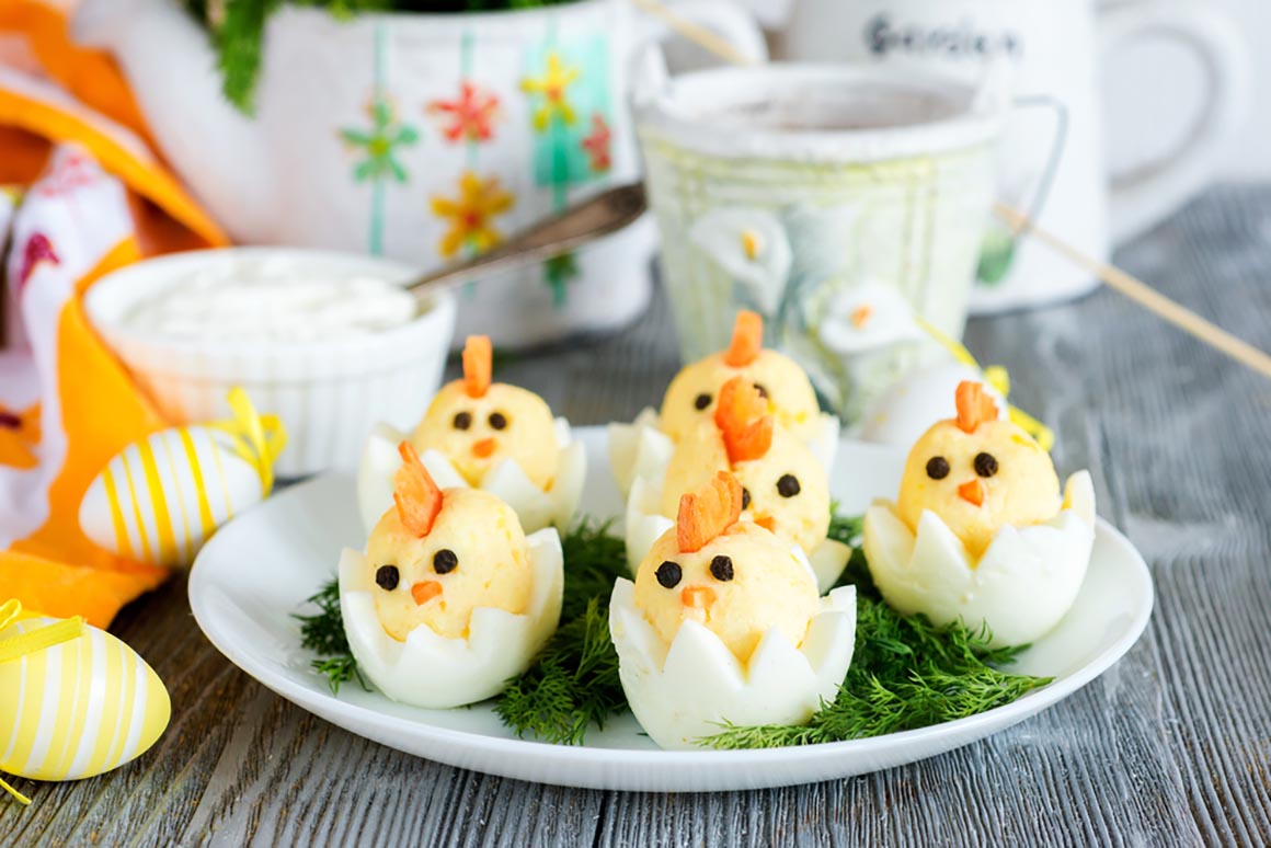 decorated deviled eggs